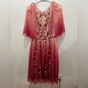 French Connection embroidered floral dress